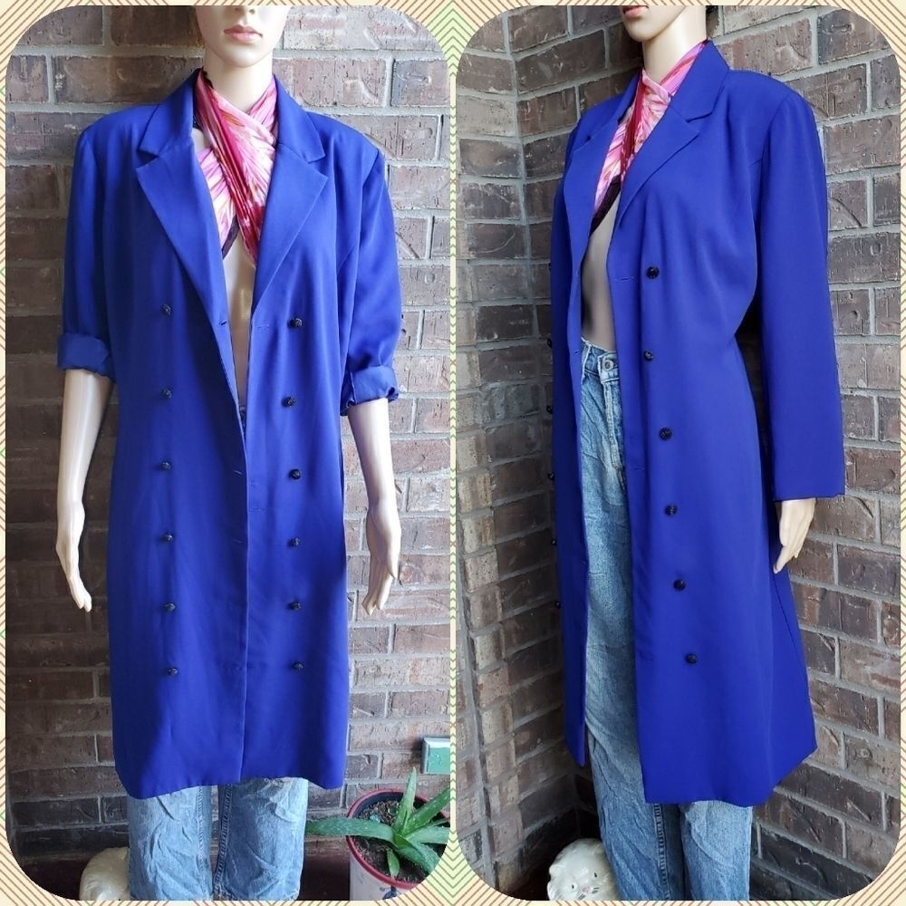Vintage J.G HOOK Double-BreastedLong blazer‎